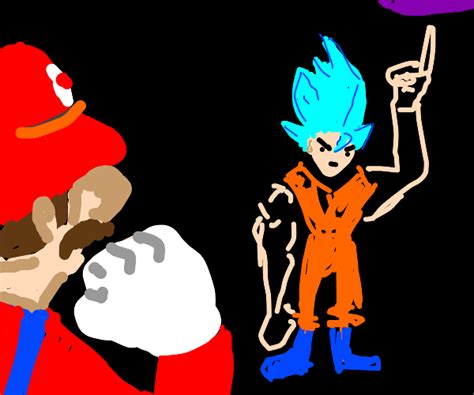 Goku Vs Mario Drawception