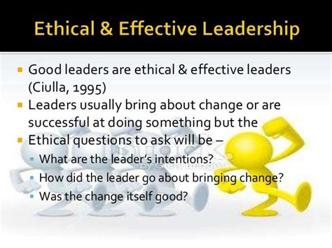 Ethical And Effective Leadership