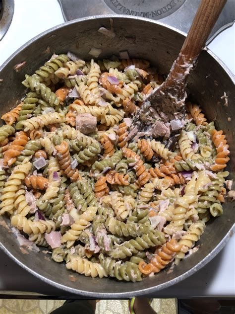 Rotini Pasta With Tuna Directions Calories Nutrition More Fooducate