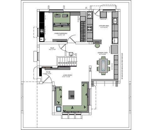 Living Room Furniture Layout Plan In Autocad File Cadbull