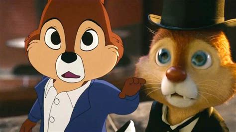 Chip N Dale Rescue Rangers Review Self Aware Reboot Goes Nuts In The