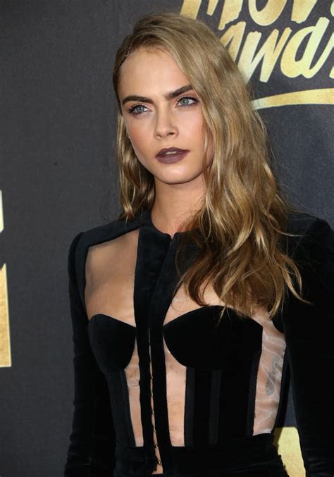 Cara Delevingne Mtv Movie Awards 2016 Hair And Makeup On The Red