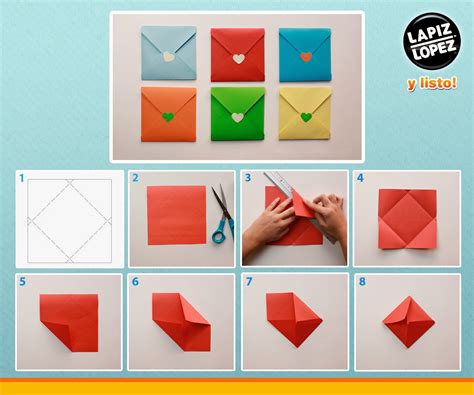 Plantillas Para Hacer Sobres Dibujos De Colores Origami Envelope Diy