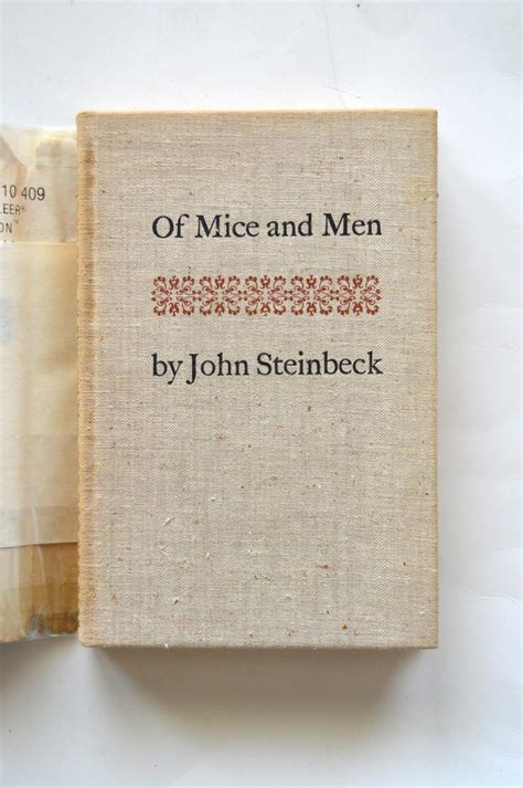 Of Mice And Men A Play In Three Acts By Steinbeck John Very Good