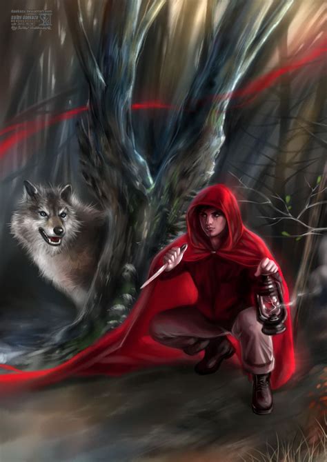 Little Red Riding Hood And Big Bad Wolf By Daekazu On