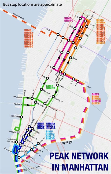 Manhattan Stops For New MTA Express Bus Network Announced Silive Com