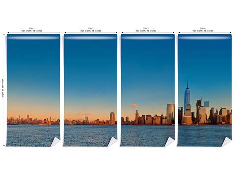 Manhattan Skyline Merawalaprint Cityscape Wallpaper