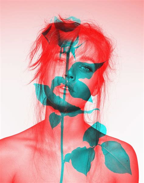 Anaglyph Beauty Dan Forbes Double Exposure Photography Creative Portraits Photography
