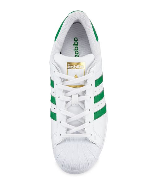 Adidas Superstar Original Fashion Sneaker Whitegreen