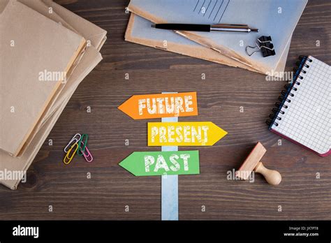 Past Future Present Signpost High Resolution Stock Photography And