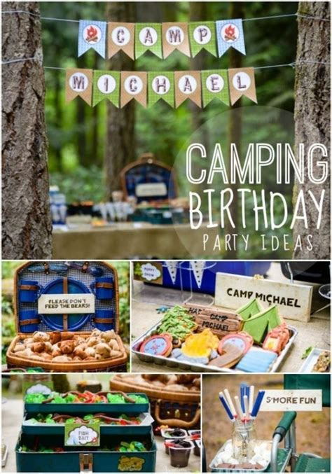 Jurassic Park Themed Birthday Party Ideas Camping Themed Boys