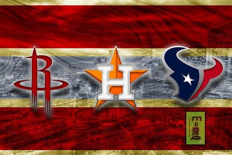 Houston Texans Sports Poster Texans Astros Rockets Artwork Houston