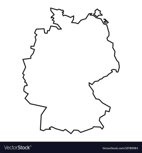 Germany Map Black And White Zip Code Map