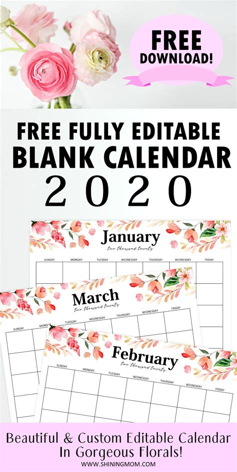 This fillable calendar 2021 is free, fully editable, and printable in landscape layout. Free Editable 2021 Calendars In Word : January 2021 ...