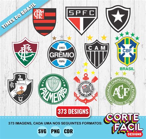 Kit Digital Times De Futebol Do Brasil 373 Escudos Elo7