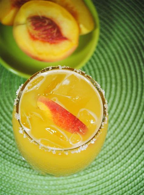 Peach Margarita Refreshing Drinks Summer Drinks Fun Drinks