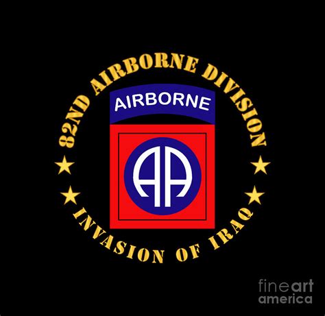 Army 82nd Airborne Division Invasion Of Iraq Digital Art By Tom Adkins