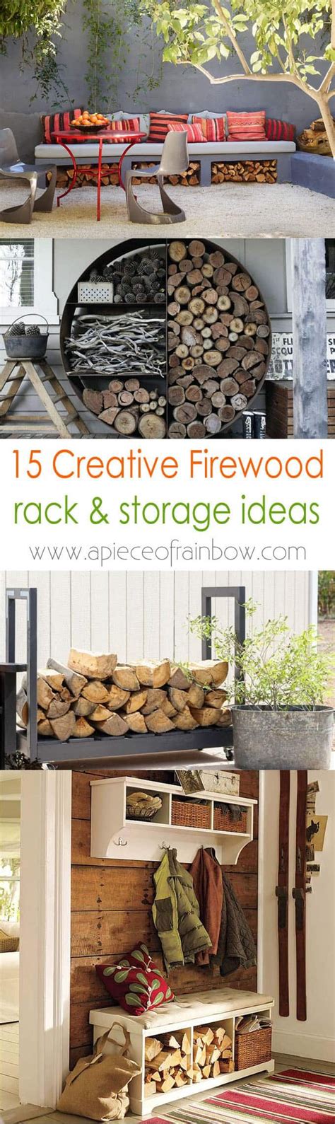 An Outdoor Firewood Rack And Storage Ideas