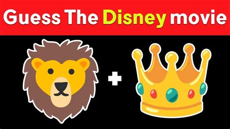 guess disney movie by emoji emoji quiz 2023 youtube