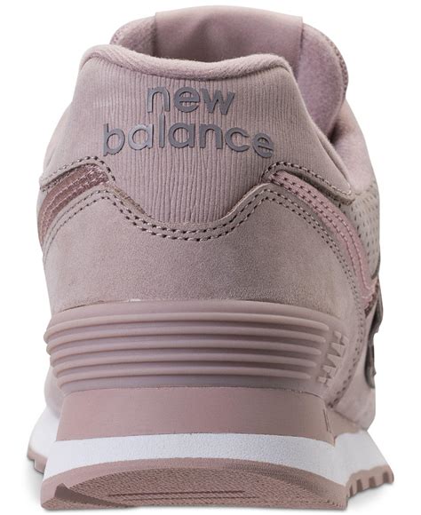 Check spelling or type a new query. New Balance Suede 574 Rose Gold Casual Sneakers From Finish Line - Lyst