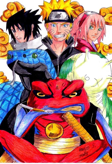Naruto Team 7 By Smithdrawings On Deviantart