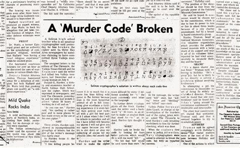 the zodiac killer s code is cracked august 9 1969 flickr