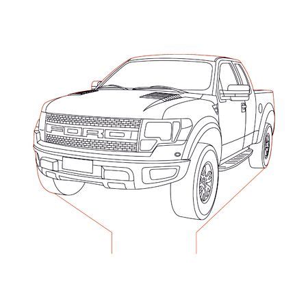 Printable Ford Raptor Coloring Pages Askworksheet