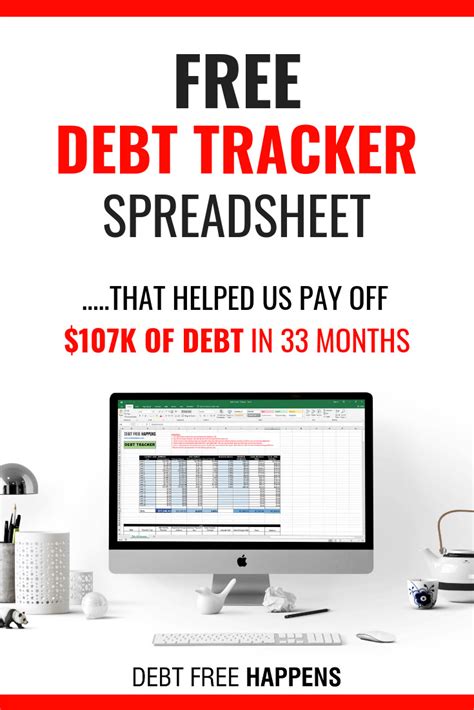 Free Debt Tracker Spreadsheet