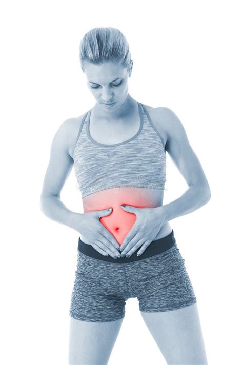 Adombinal Pain And Stomach Cramps Stock Photo Image Of Bellyache