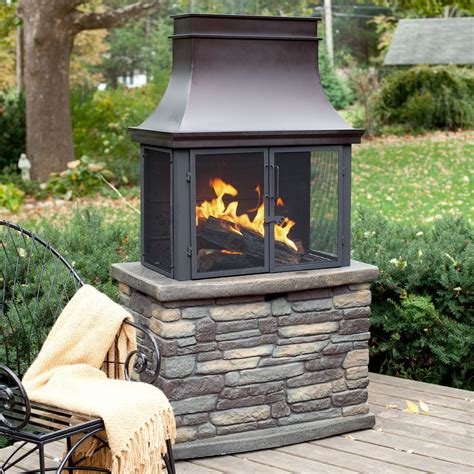 Outdoor Wood Burning Fireplaces Ideas On Foter