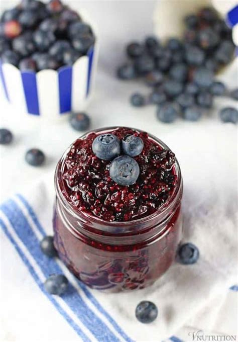 Easy Blueberry Chia Jam Vegan Blueberry Chia Jam Recipe
