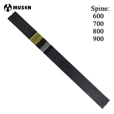 Pure Carbon Arrow Shaft Spine 600 700 800 900 Od 57mm Id 42mm 30