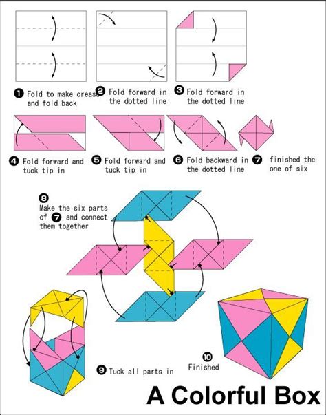 How To Make An Origami Modular Sonobe Cube Modular Origami How To Make