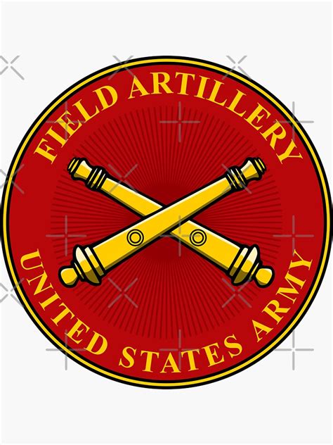 Us Army Field Artillery Sticker For Sale By Firemission45 Redbubble