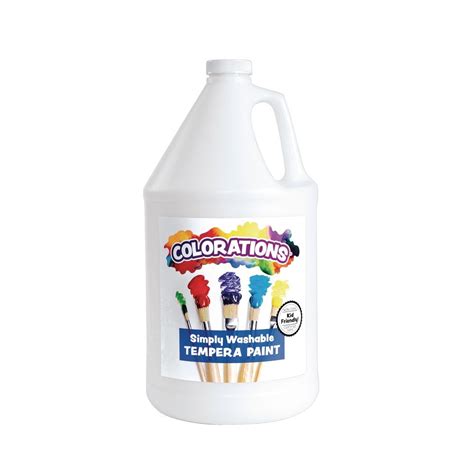 Colorations Simply Washable Tempera Paint Gallon White