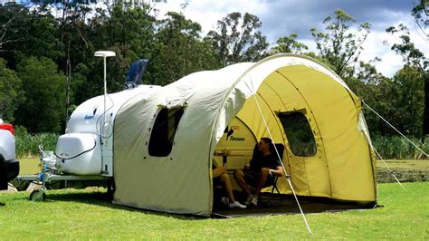 Tucana Teardrop Camper Ultra Light Weight Trailer Large Tent Brisbane