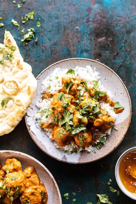 A vegetarian indian butter cauliflower instead of butter chicken! 30 Minute Indian Coconut Butter Cauliflower | Recipe (With ...