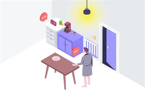 Smart Mirror Workspace Isometric Illustration By Angelbi88 On Envato