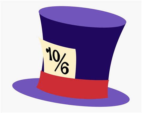 Mad Hatter Hat Clipart Png Download Clip Art Mad