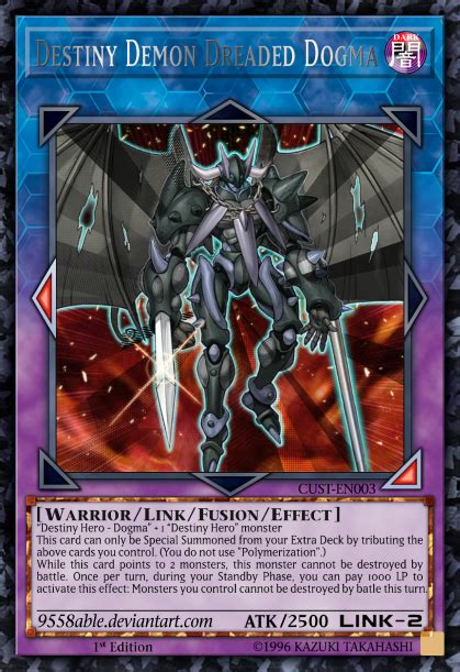 Link Fusion Monster Yugioh Cards Custom Yugioh Cards Yugioh