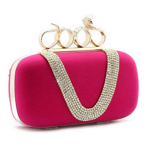 Luxury Small Clutch Purse Bag Studded With Sparkly Rhinestones
