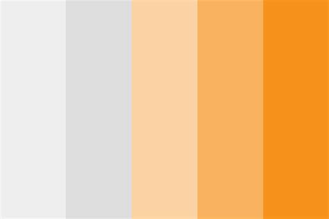 Cplc Orange To Light Silver Color Palette