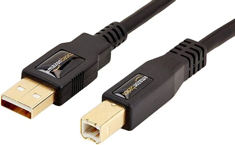 Amazonbasics Usb 20 Cable A Male To B Male 6 Feet 18 Meters