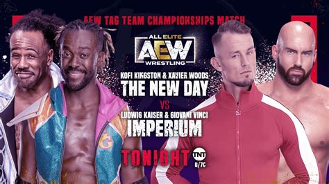 Wwe2k23 Universe Mode The New Day Vs Imperium Aew World Tag Team