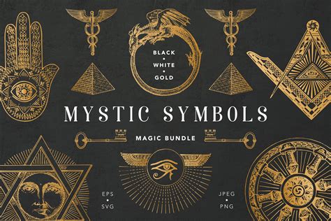 Mystic Symbols Magic Collection Creative Market