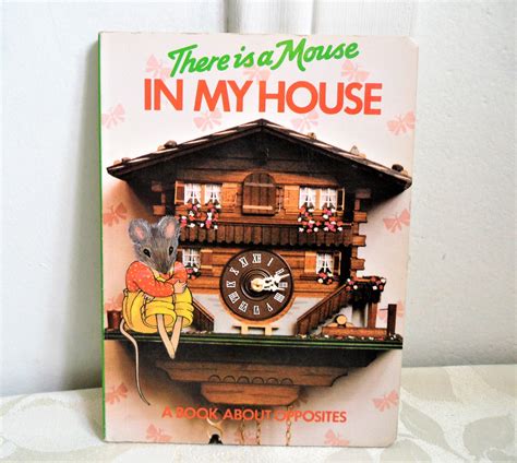 There Is A Mouse In My House A Book Of Opposites Board Book Etsy Uk