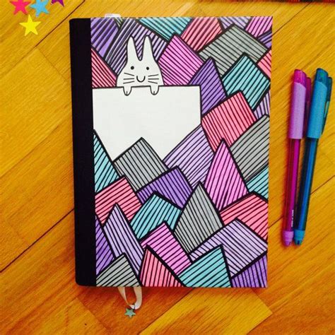 Items Similar To Custom Order Hand Made Diarynotebook With A Cute
