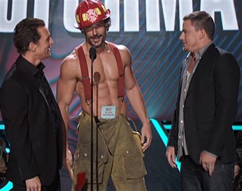 Joe Manganiello Serves Up Stripper Beefcake To The Mtv Movie Awards