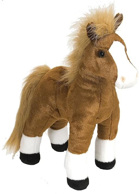 Wild Republic 16994 Brown Horse Plush Cuddlekins Cuddly Soft Toys Kids
