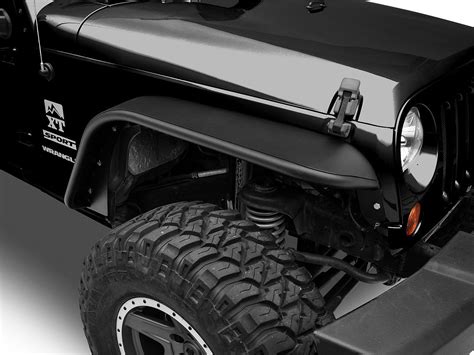 Rugged Ridge Jeep Wrangler Front And Rear Steel Tube Fender Flares 11615